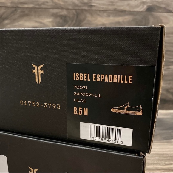 NIB Frye Isbel Espadrille Flats Loafers Lilac - Picture 14 of 14